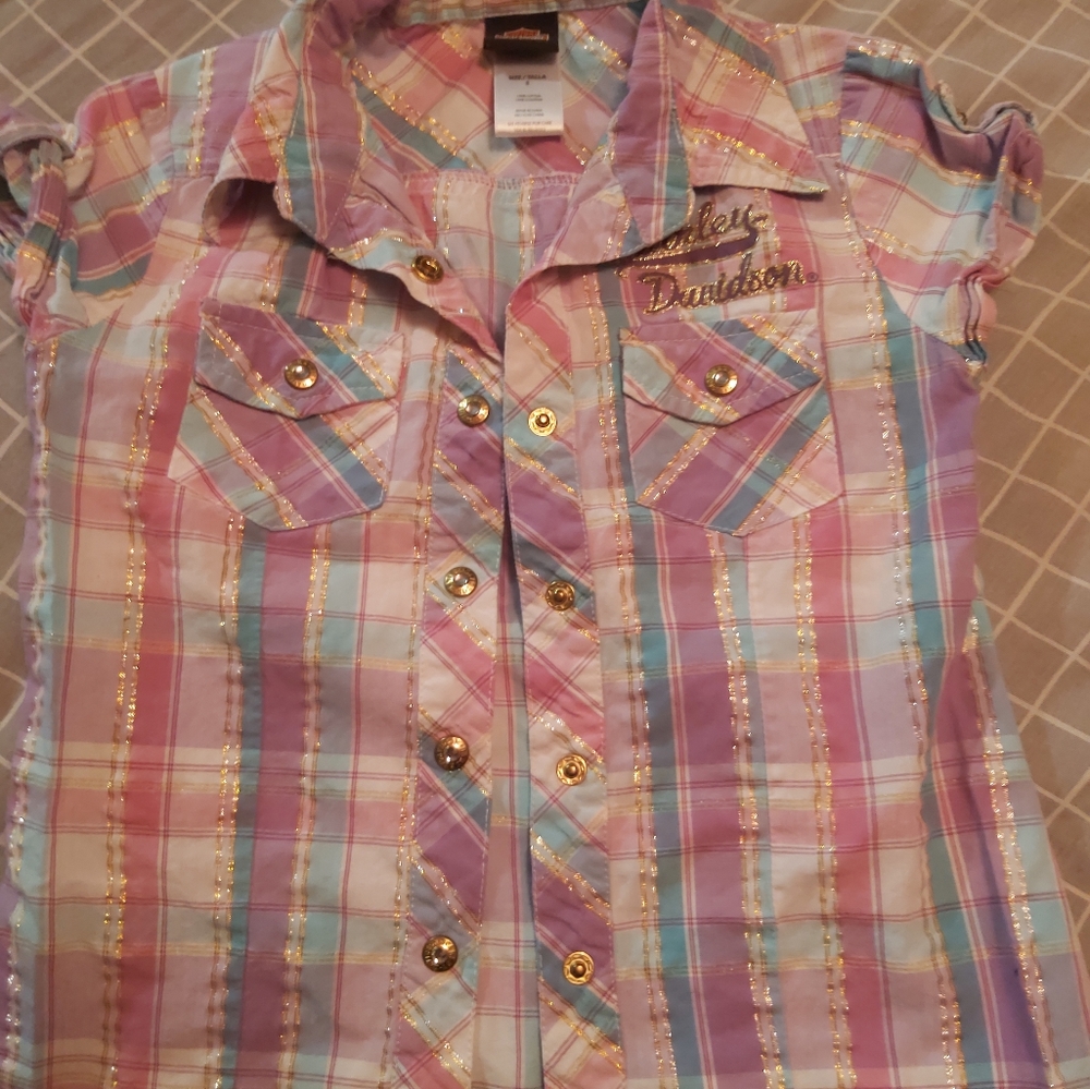 Harley Davidson 5T t-shirt and blouse - Picture 2 of 4